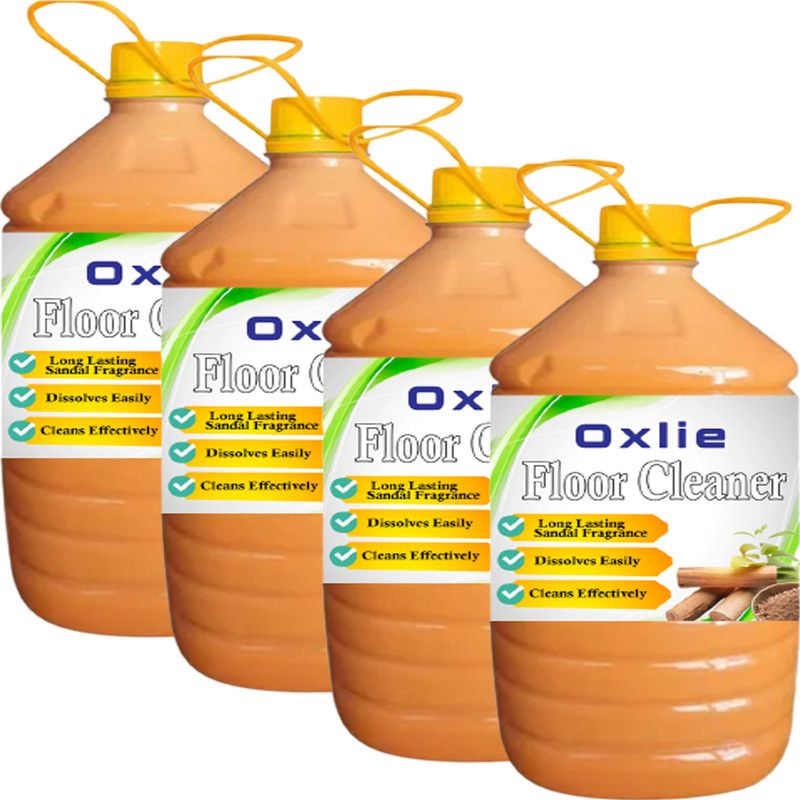 Oxlie 20 Ltr.Floor Cleaner Premium Best in Quality Gives Shine on the floor|Fragrance Sandalwood  (4 x 5 L)