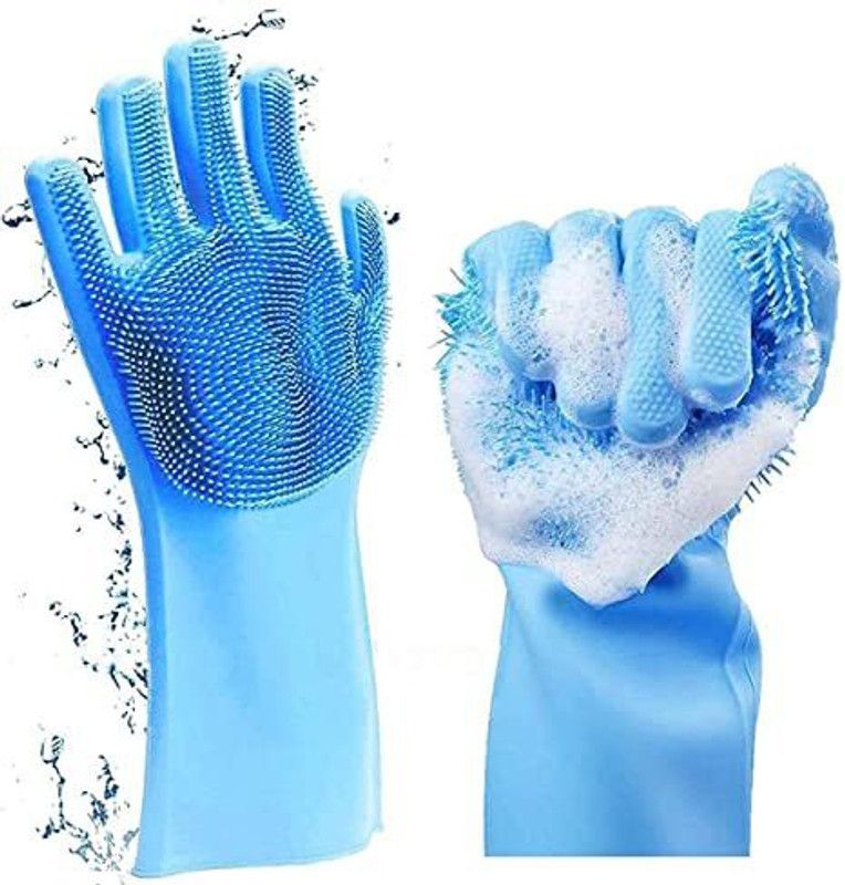 SHUVASTU Wet and Dry Glove  (Free Size)