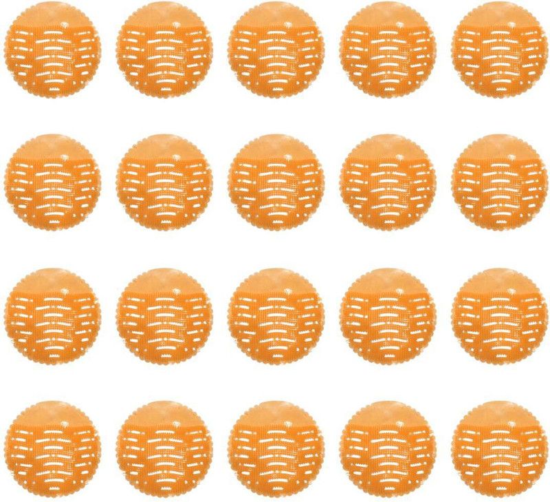 qthinfra Urinal Screen Mat Regular FRAGRANCES for 30 Days (Orange Color) Orange Mat Toilet Cleaner  (20 x 1 Wipes)