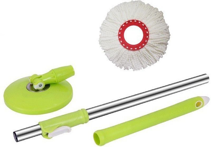 I-SOUL Premium Quality Spin Mop Rod With Rifill Mop