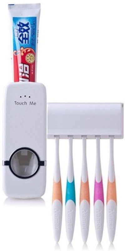 Bhopalstop Plastic Toothbrush Holder  (Wall Mount)