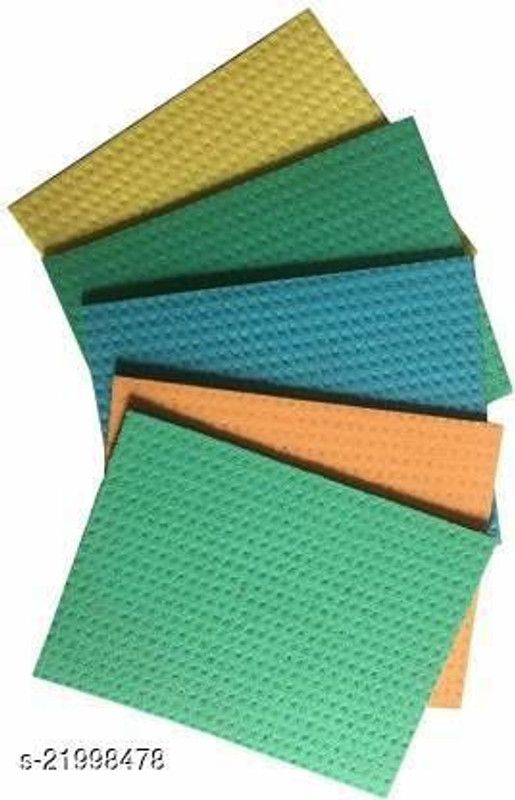 SHA Sponge Wipes Multipurpose Cleaning wipes Pack of 5 Sponge Wipe  (Large, Pack of 5)