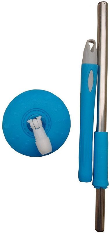 Platinum Star Platinum Star Home Cleaning Mop Stainless Road with Plastic Mop Head Wet & Dry Mop  (Blue)