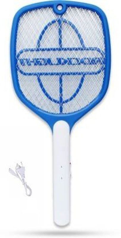 DPM 338W Heavy Duty Mosquito Bat/ Mosquito Racket& Charging Wire RECHARGEABLEI MOSQUITO SWATTER NET HIGT CAPACITY BATTERY 500mAH Electric Insect Killer Indoor, Outdoor  (Bat)