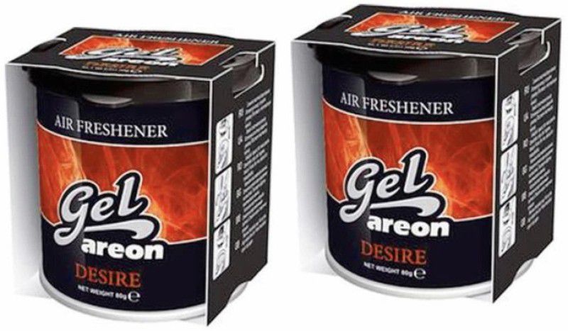 areon Desire (PACK OF 2) Car Freshener Gel  (2 x 80 g)