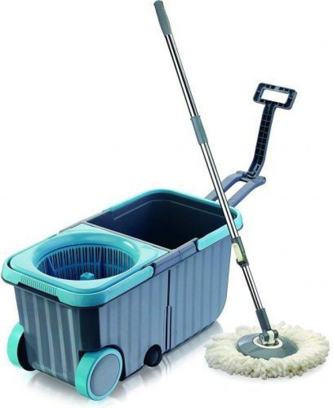 POLYSET Wheel dual tub mop Mop, Bucket
