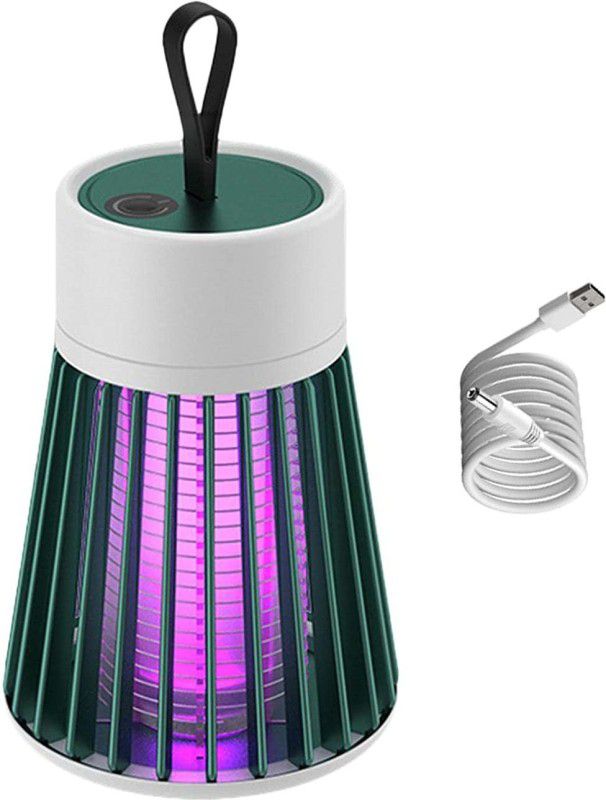Navya Enterprise Mosquito Insect Killer LED Light Fly Zapper Trap Lamp 5W Green USB Powered Electric Insect Killer Outdoor, Indoor  (Suction Trap)