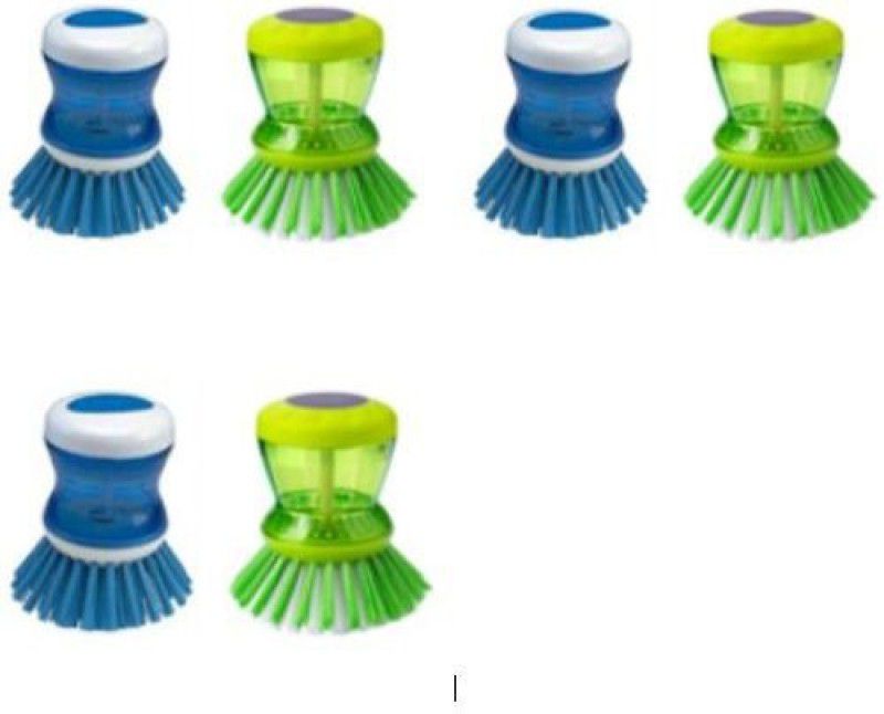 SBTs Plastic Dry Brush  (Green, Blue, 6 Units)