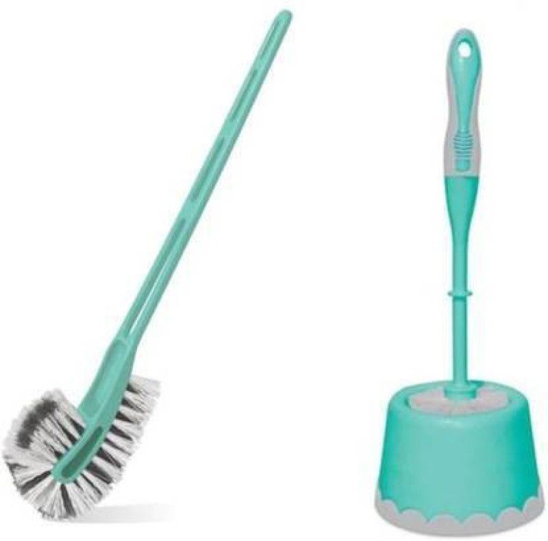 SK NAHAR Collection Toilet Brushes combo Caddy Round Toilet Brush & Double Sided Brush Toilet Brush Toilet Brush