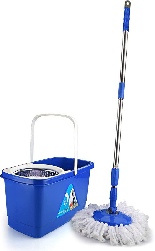 IASPRODUCTS Super Clean Spin Mop Bucket ( Color : Blue) Mop Set, Bucket