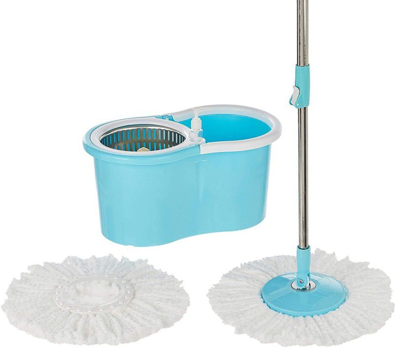Affresh Spin Mop Bucket with Steel Basket Mop Set