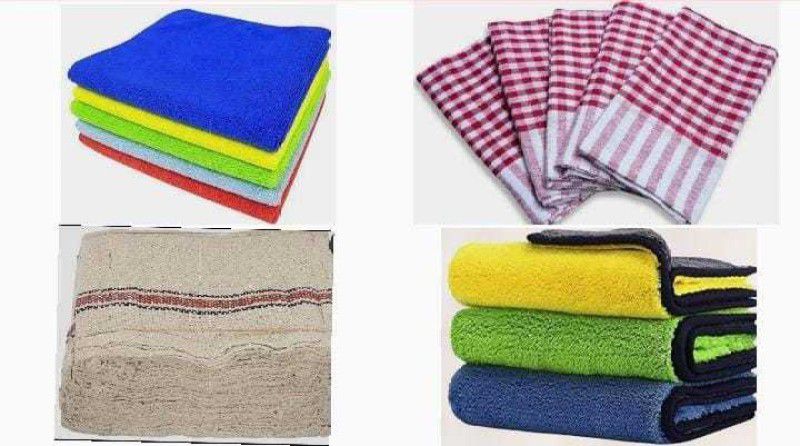 Atipriya cleaning cloth,duster,microfibre and chapati cloth Wet and Dry Cotton, Microfiber Cleaning Cloth  (16 Units)