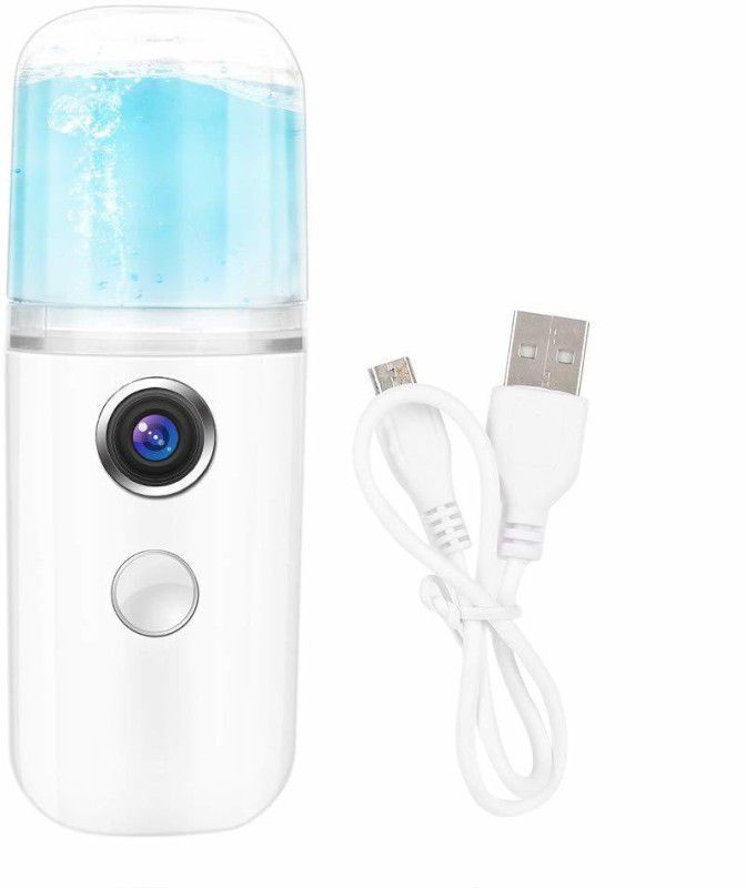 milcy NANo sanitizer spray with USB cable 30 ml Liquid Dispenser  (White)