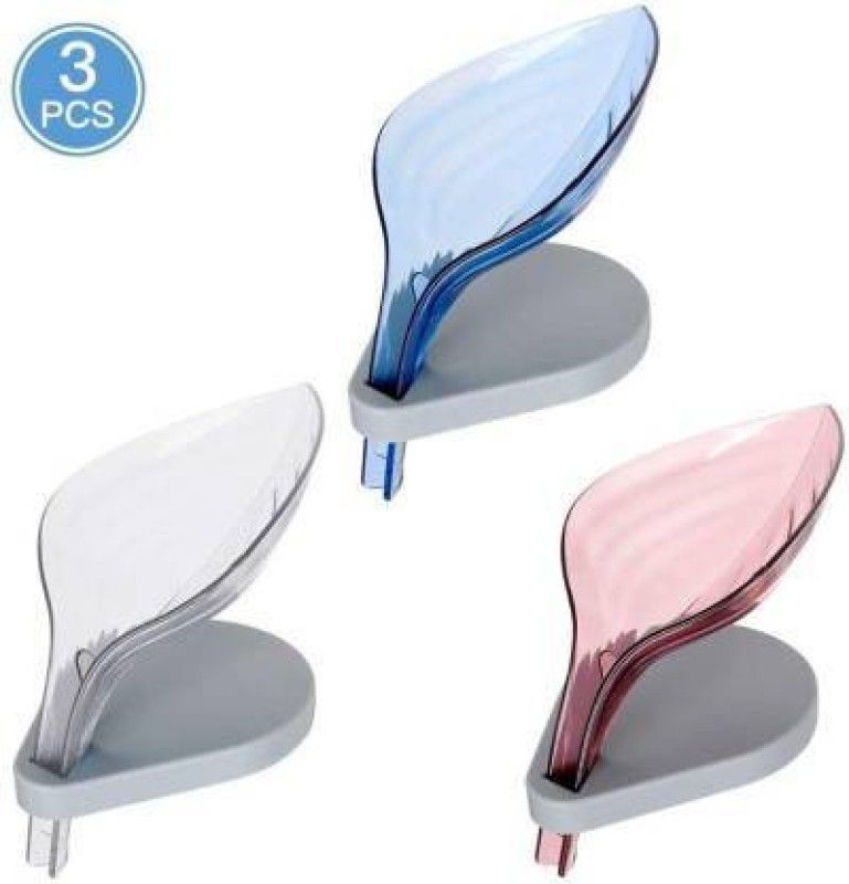 ETERNITIVE FASHION Leaf Shape Soap Dish Holder Soap Holder for Bathroom/Soap Stand/Soap Dish/Bathroom Accessories  (Multicolor)