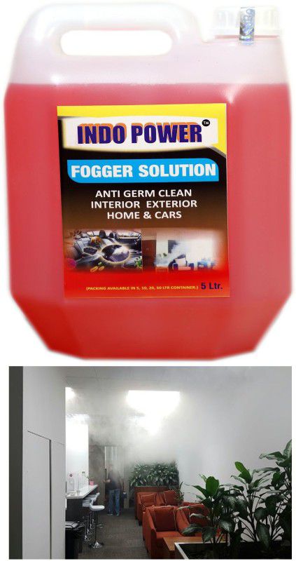 INDO POWER ABmm156-FOGGER SOLUTION Anti Germ Clean (Interior Exterior Home & Cars ) 5ltr. MULTI  (5000 ml)