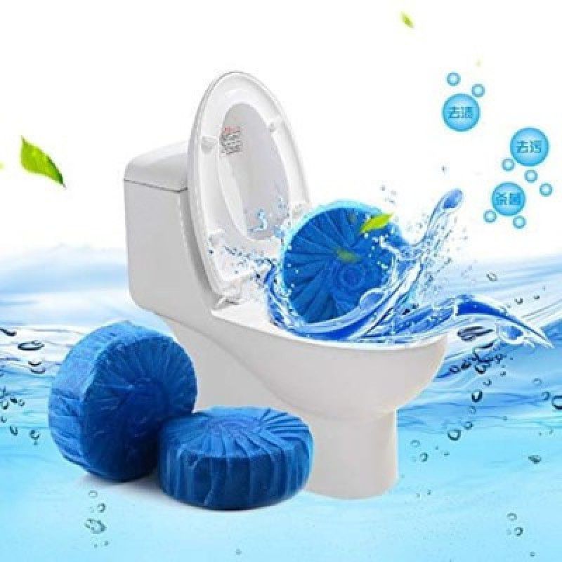 CRYSTALSAG Disinfect Toilet Cleaning Tablet, Bowl Cleaner Deodorizer Bathroom Tablet Ocean Block (Pack of 10 Pcs, Color: Blue) Lavender Block Toilet Cleaner  (10 x 17.5 g)