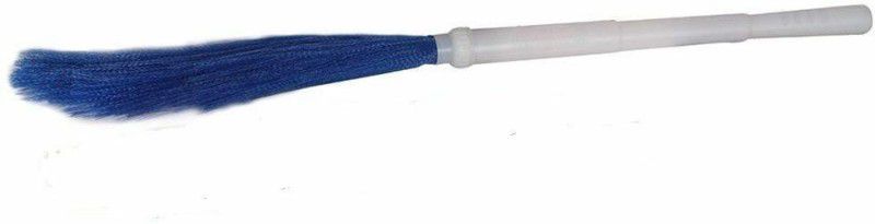 Vararo Plastic Wet and Dry Broom  (White, Blue)