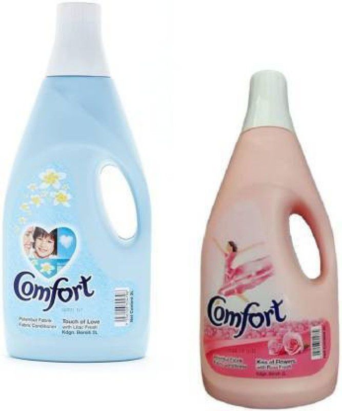 Comfort Fabric Conditioner Fresh Scent, Lilac Fresh- Rose Fresh, (Pack of 2 x 2L)  (2 x 2 L)