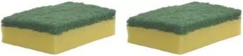 Ridhi Sidhi 2 in 1 double side scrub sponge scotch brite Scrub Pad, Scrub Sponge  (Regular, Pack of 2)