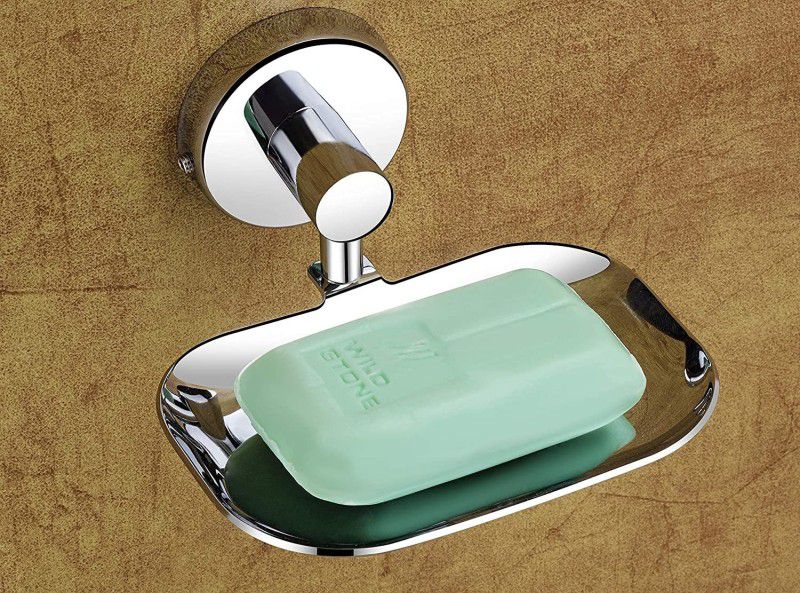 PROMIXO Soap Holder for Bathroom  (Silver)