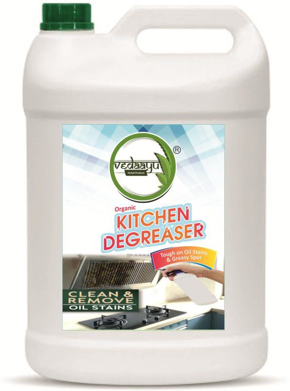 Vedaayu Organic Kitchen Cleaner Degreaser 5 Ltr | Multi Purpose Chimney Stove Cleaner Kitchen Cleaner  (5 L)