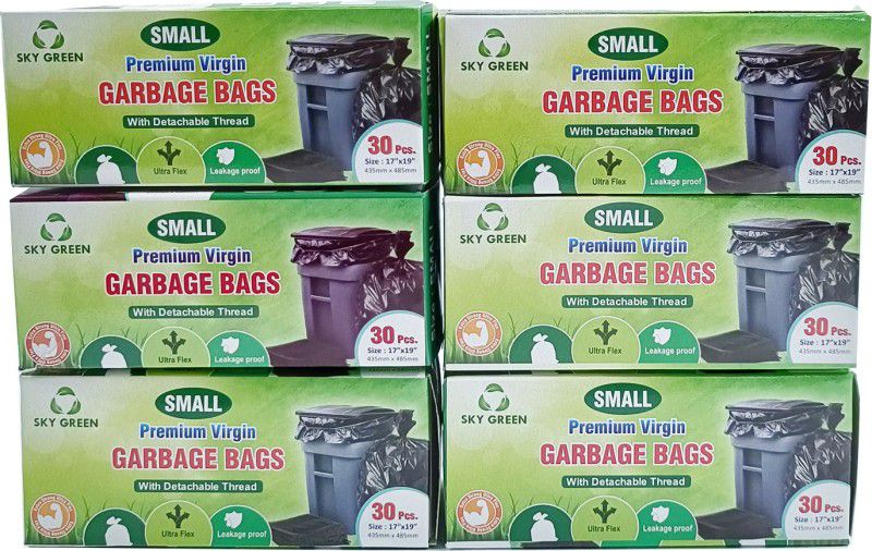 Sky Green SGGBSMALL Small 6 L Garbage Bag  (6Bag )