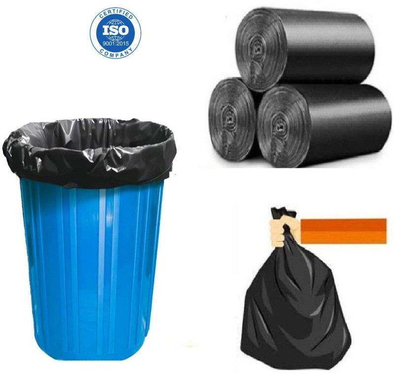 GCG PACK blackgarbagemedium0003 Medium 90 L Garbage Bag  (3Bag )