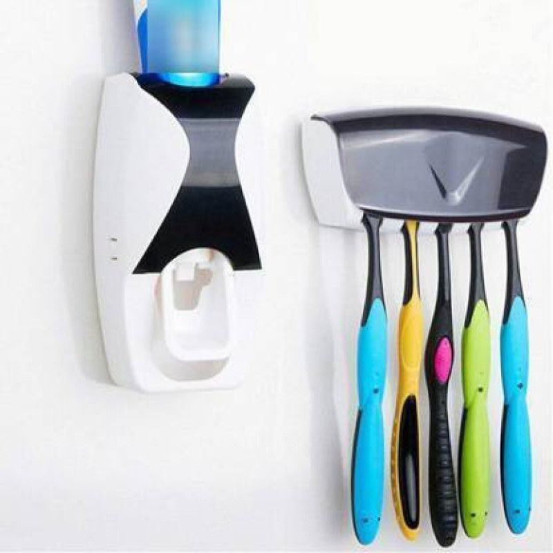 MUNTUN Plastic Toothbrush Holder  (Wall Mount)