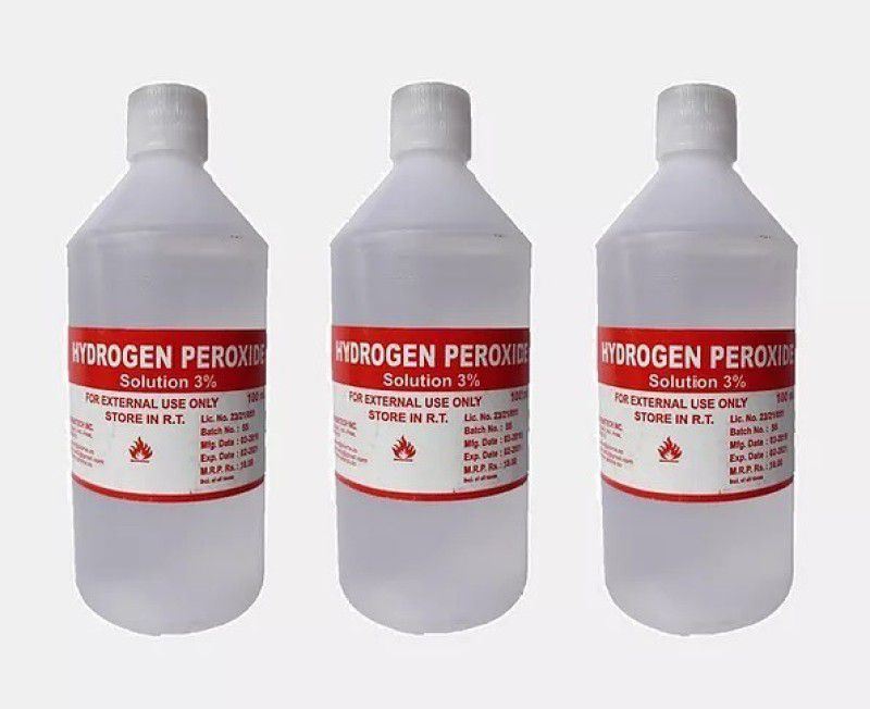 BME100 Medical Grade 3% Hydrogen Peroxide (Pack of 12*100ML)  (1200 ml)