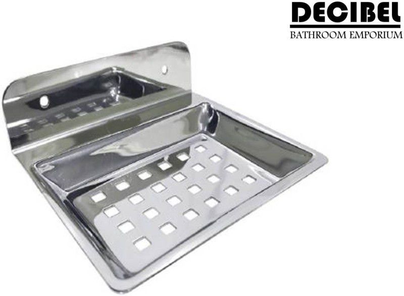 Decibel Best quality Soap Steel dish visible screws  (Steel)
