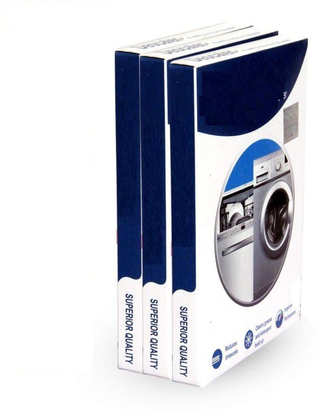 SEASPIRIT Pack of 3-Washing Machine Deep Cleaner Powder Detergent Powder. Detergent Powder 300 g