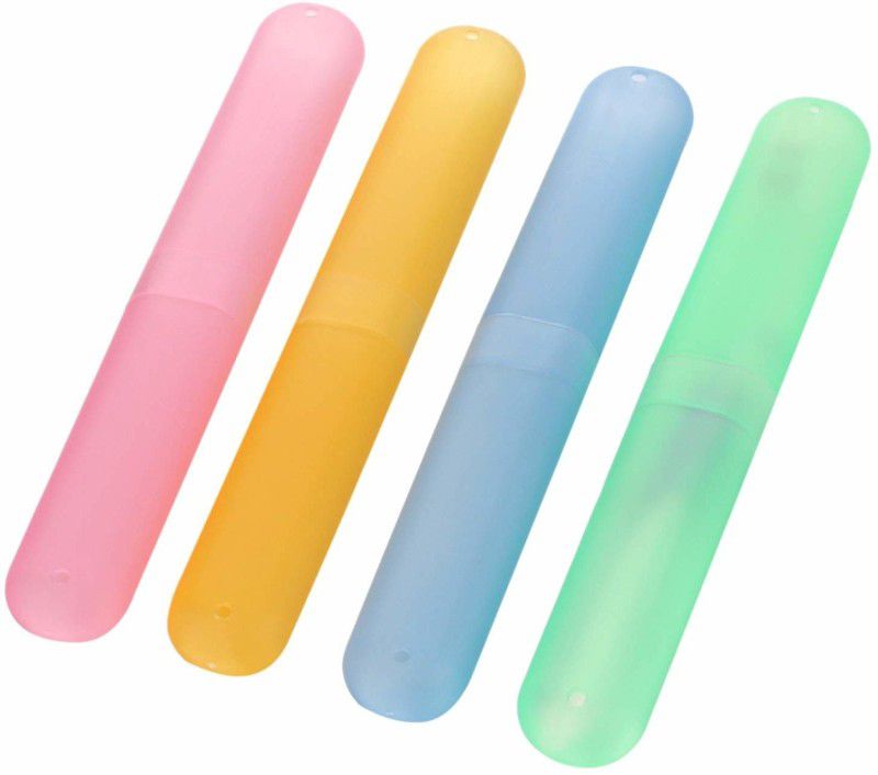 hurrio Plastic Toothbrush Holder  (Multicolor)