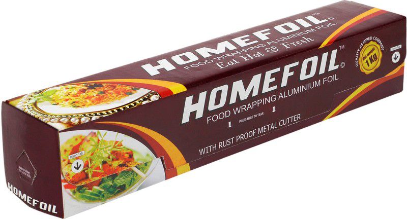 Homefoil Food Grade 1 KG Net (18 Micron) Aluminium Foil  (0.3 m)