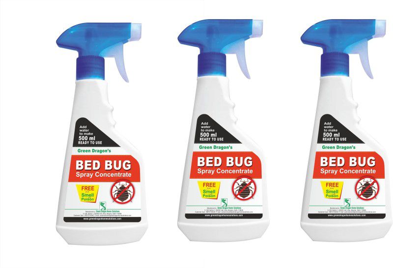 Green Dragon Bed Bug Spray Concentrate 1500 ml  (3 x 166.67 ml)