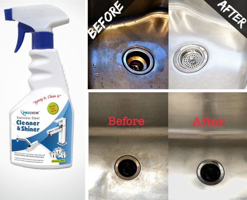 Tap2Mart Steel Cleaner | STAIN Remover | Steel Shiner | 500ml Spray Bottle  (500 ml)