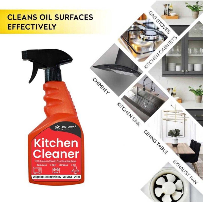 Eko Power Kitchen spray cleaning -Oven ,Grease Remover and Chimney cleaner Kitchen Cleaner  (500 ml)