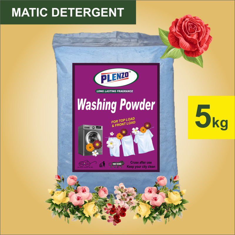 Plenzo Combos wash A (5kg) Detergent Powder 5 kg  (Lemon)