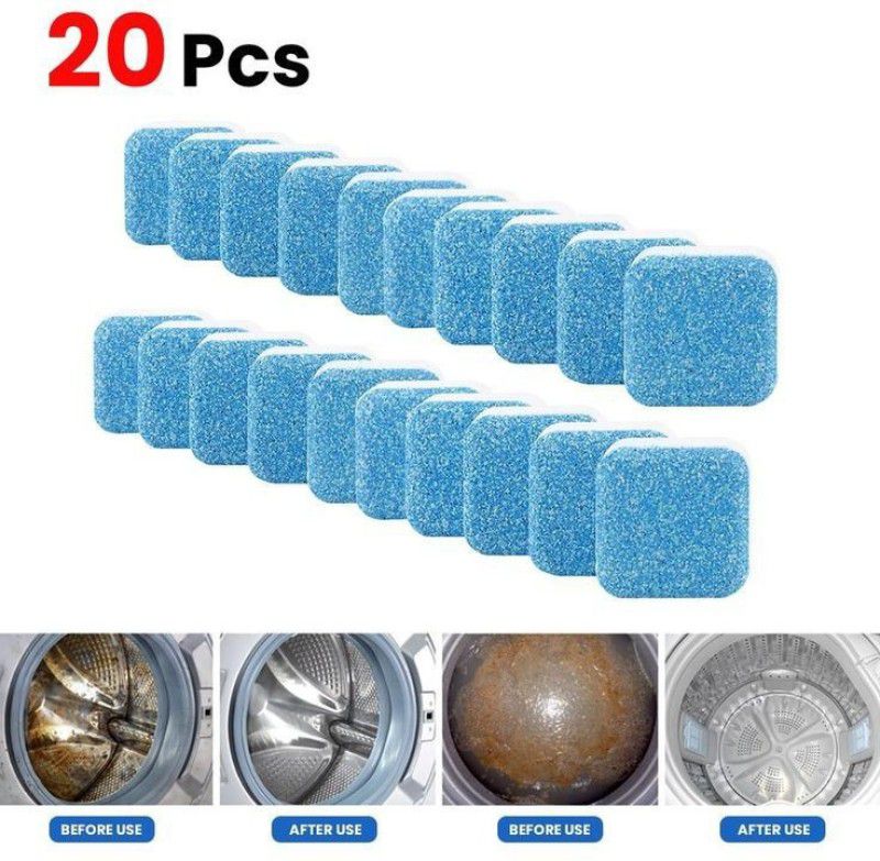 MODERNINNOVATOR Anti-Bacterial Tablet for Perfectly Cleaning of Tub & Drum (PACK OF 20)  (20 g)