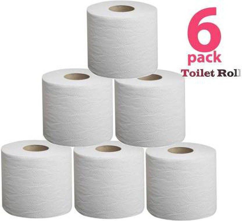 Palakshi Extra Soft Tissue Paper,Pulls Toilet Paper Roll pack of 06��(2 Ply, 475 Sheets) Toilet Paper Roll  (2 Ply, 475 Sheets)