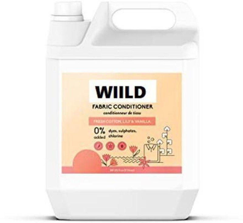 Wiiild Imported Fabric Conditioner, Touch Of Love With Lily Fresh (5 Ltr)  (5 L)