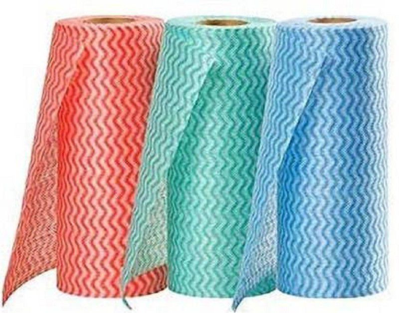 B S Natural Washable 2 ply Multicolor Kitchen Towel Roll  (2 Ply, 80 Sheets)