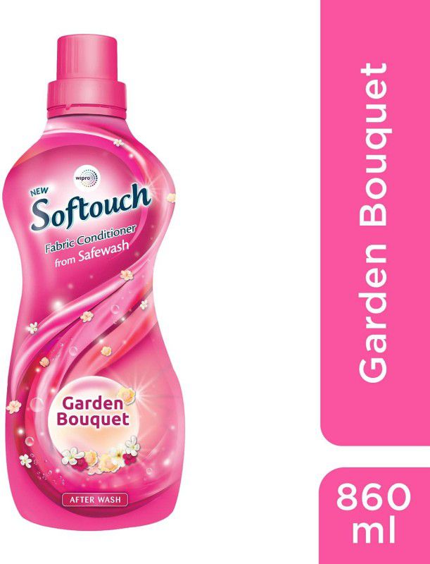 Wipro Softouch Fabric Conditioner Garden Bouquet Lasting fragrance  (860 ml)