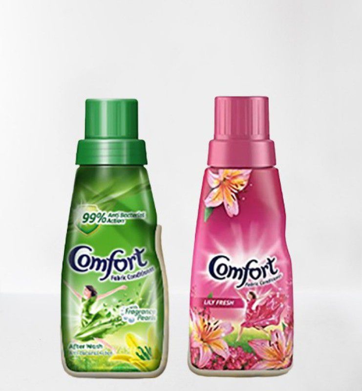 Comfort FABRIC CONDITIONER ANTI BACTERIAL AND LILLY 220 ML ( PACK OF 2)  (2 x 220 ml)