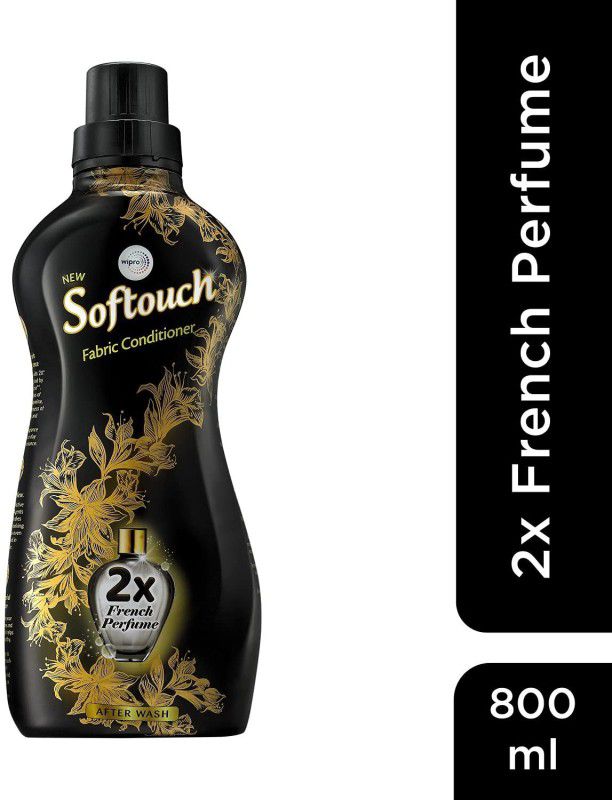 Wipro Softouch 2X French Perfume Fabric Conditioner Long Lasting fragrance  (800 ml)
