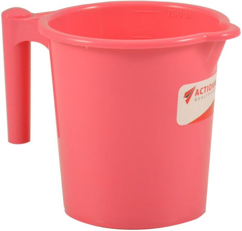 KedarKantha Plastic Bath Mug  (Pink 1)