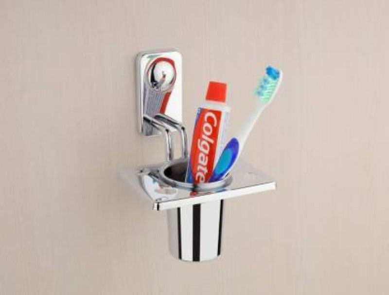LYNNEX Tooth Brush Holder Stainless Steel Toothbrush Holder  (Silver, Wall Mount)