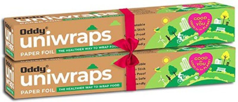 Oddy Uniwraps Food Wrapping Paper Foil 278MM x 16M, Combo Pack, Set of 2 Rolls Paper Foil  (Pack of 2, 32 m)