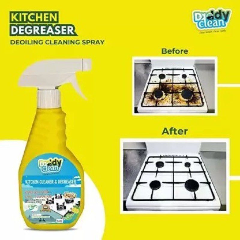 DaddyClean Multipurpose Narural Kitchen Grease Remover| Gas Stove Cleaner Kitchen Cleaner  (250 ml)