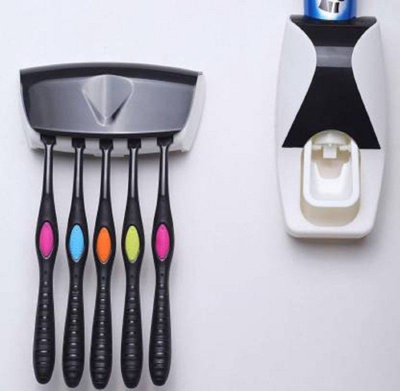 S M CREATION Plastic Toothbrush Holder  (Wall Mount)