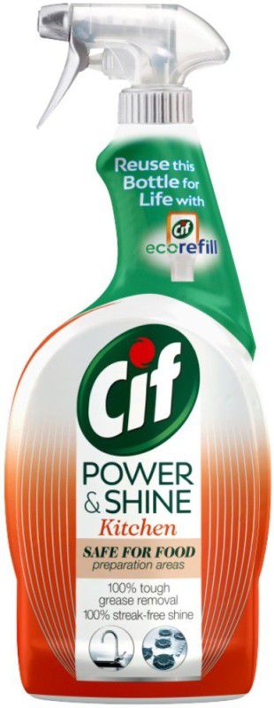 Cif Power & Shine Kitchen Spray, 100% tough grease removal 700ml Kitchen Cleaner  (700 ml)